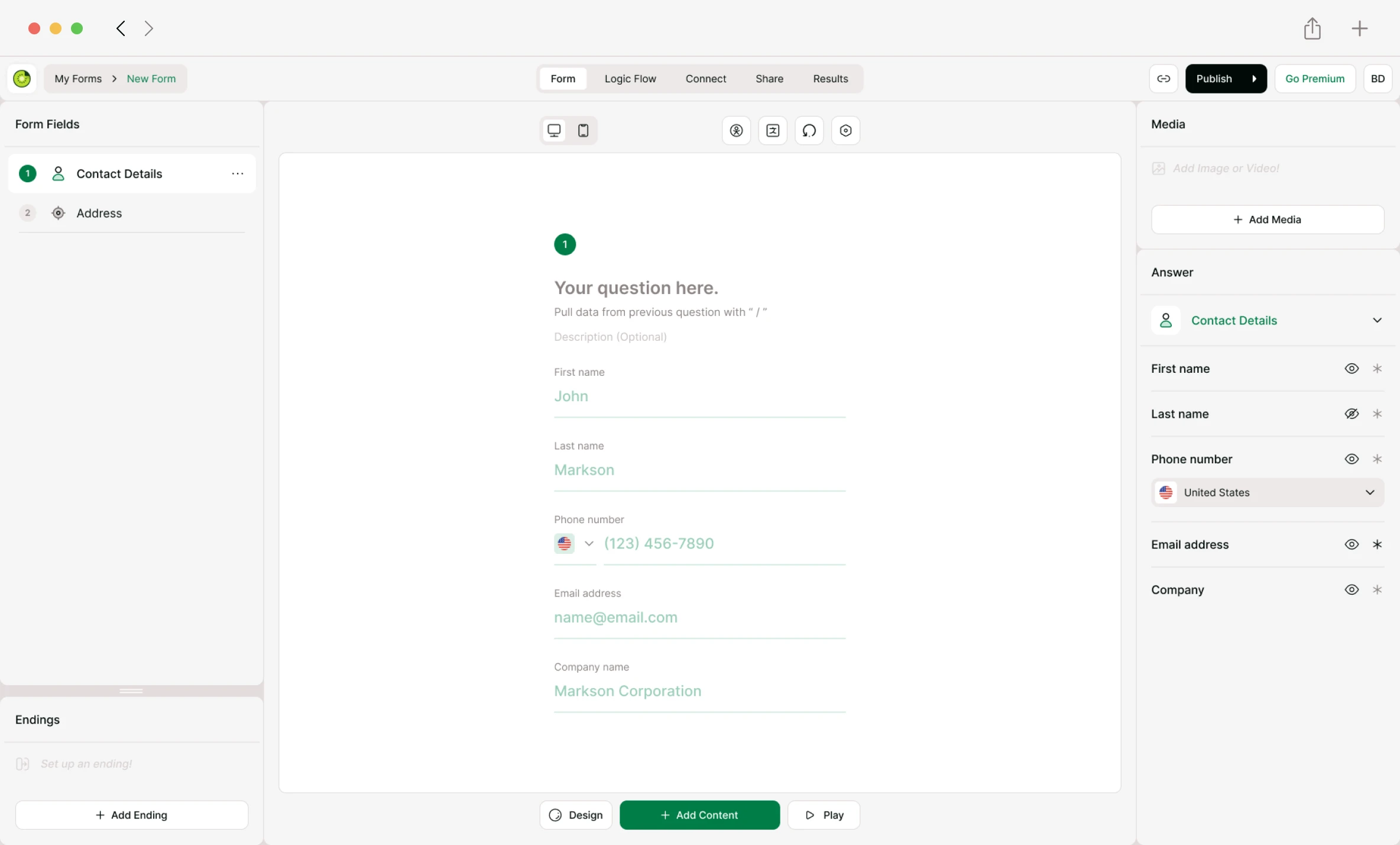 Dashboard UI