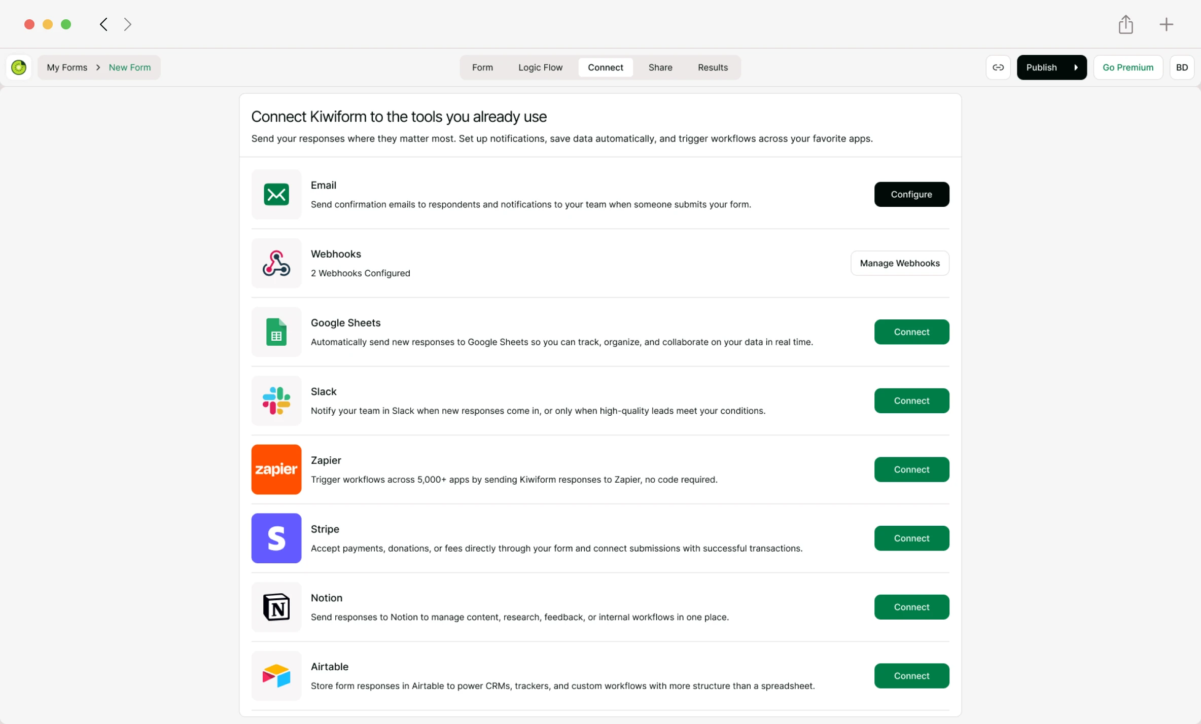 form editor ui